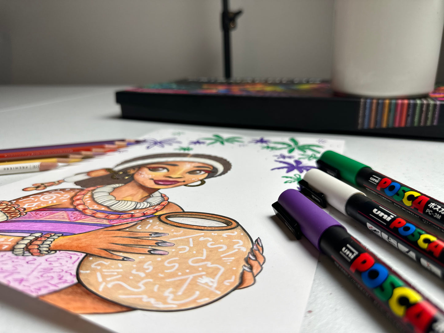 Igbo Bride Coloring Page