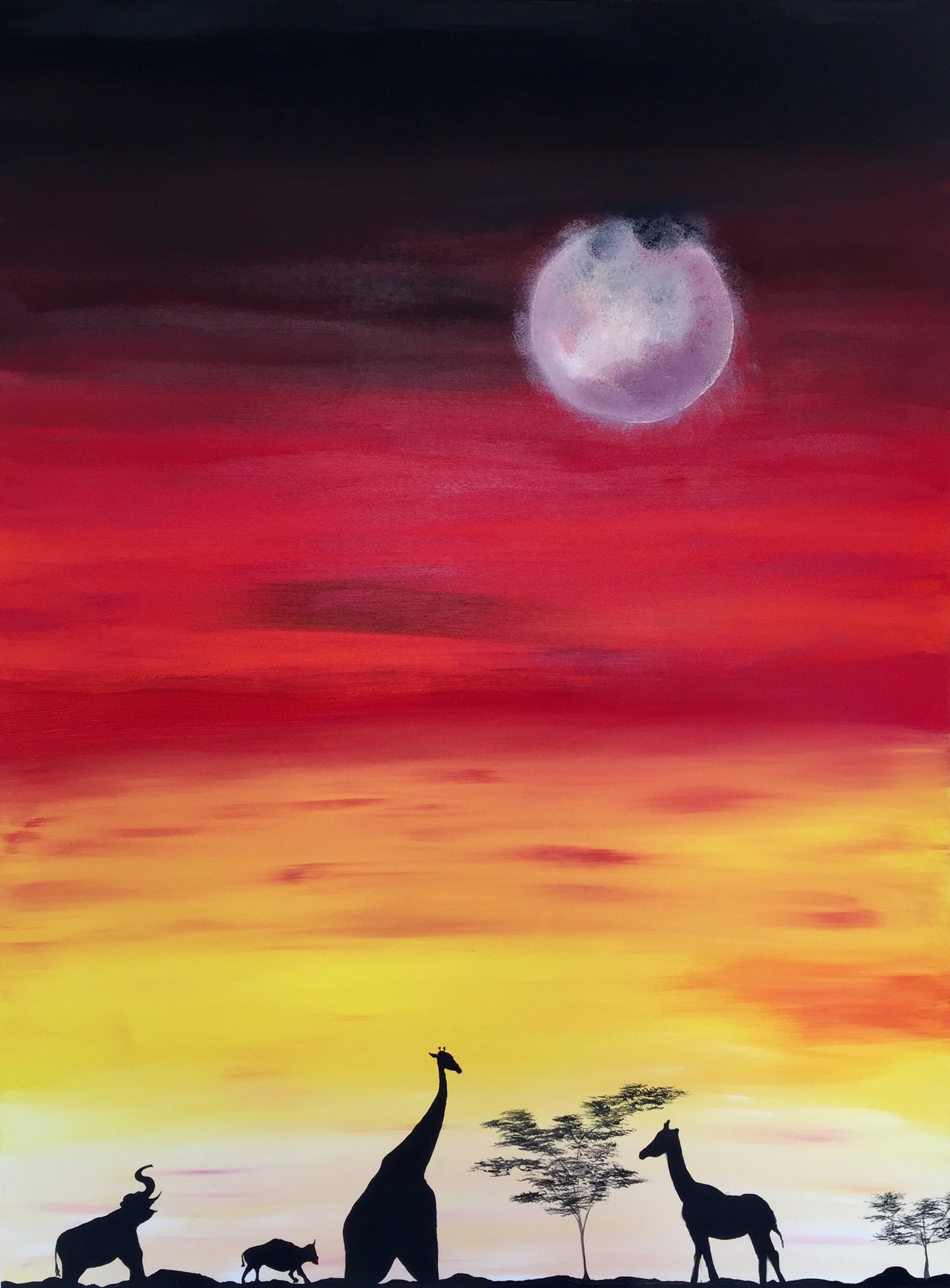 THE SAHARAN | 36X48 | LANDSCAPE PAINTINGS