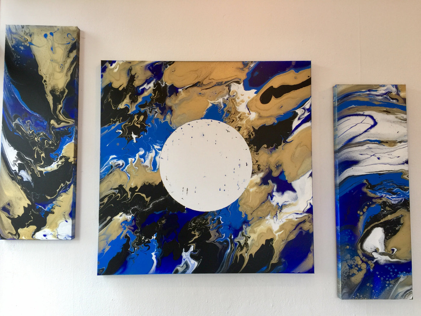 WORLDLY GALAXY | 60X36 | ABSTRACT PAINTING