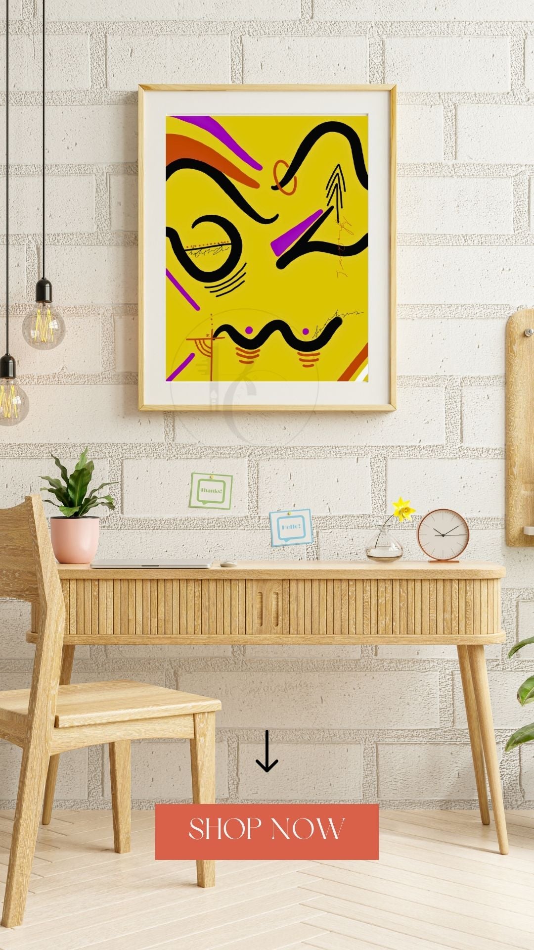 YELLOW FACE | ABSTRACT FINE ART