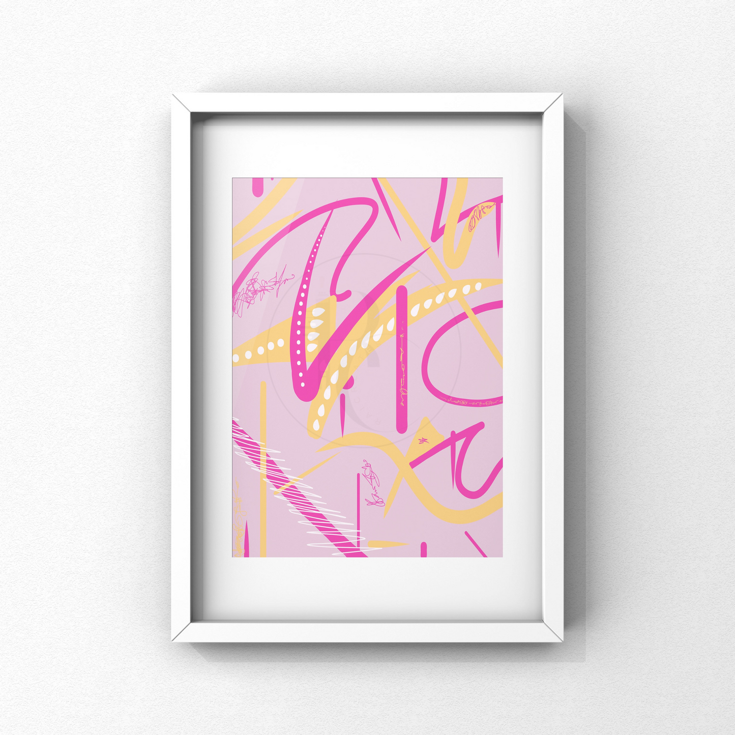 CUTE BEAUTY ART PRINT | ABSTRACT FINE ART