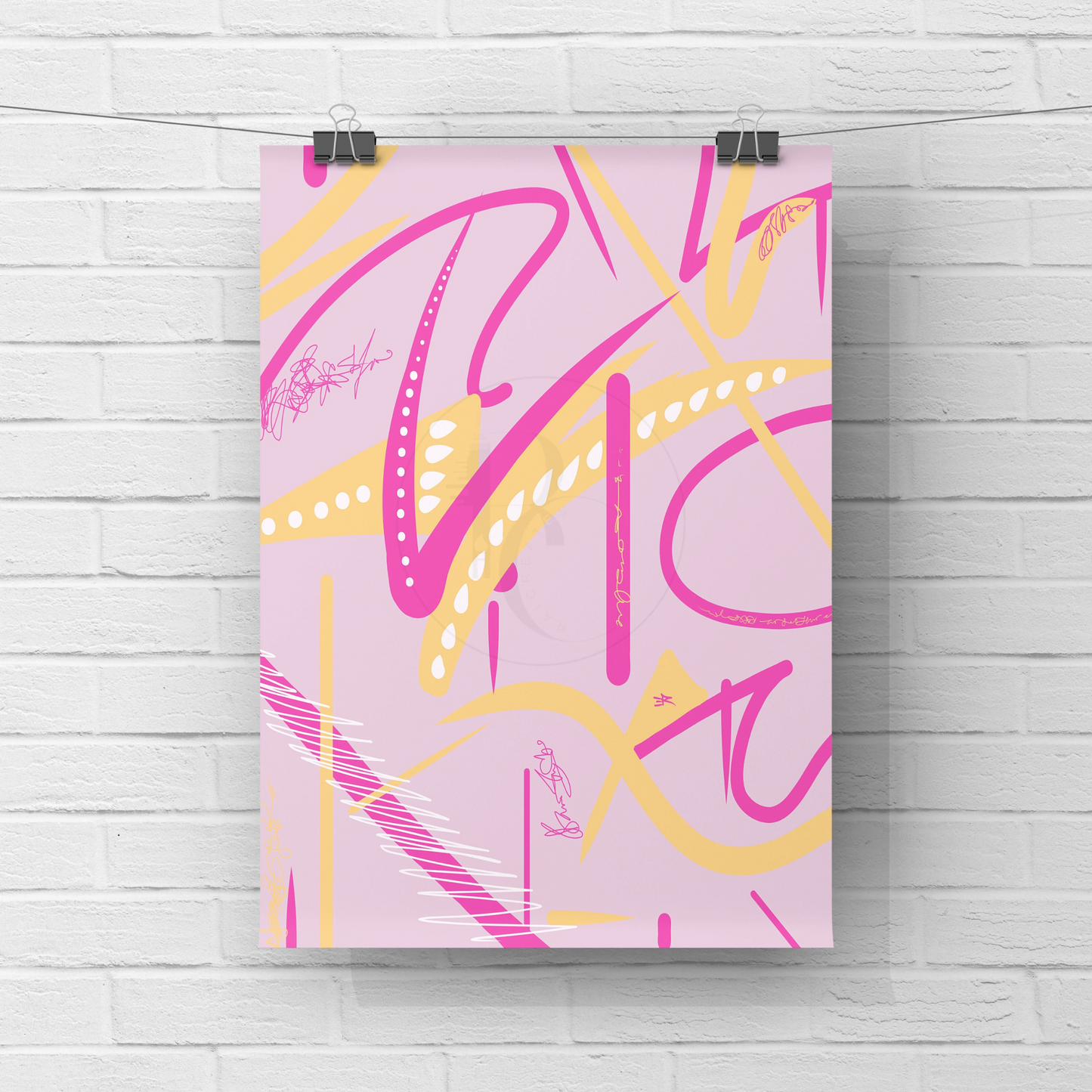 CUTE BEAUTY ART PRINT | ABSTRACT FINE ART