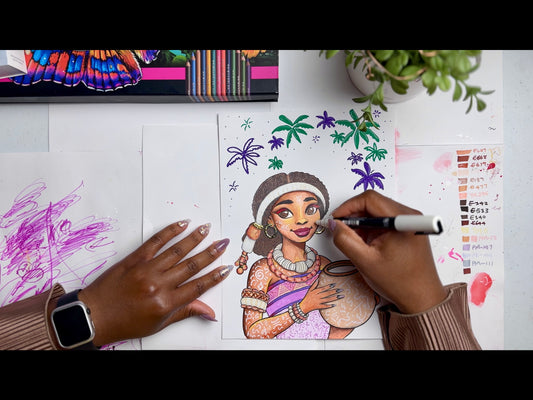 Igbo Bride Coloring Page